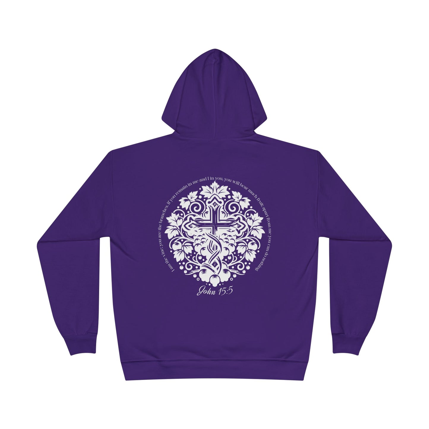 Bible & Barbell - John 15:5 Hoodie