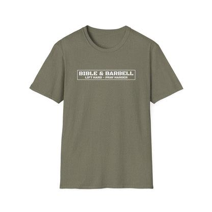 Bible & Barbell Logo Unisex Softstyle T-Shirt