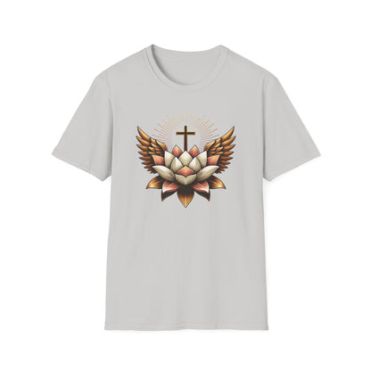Faith-Inspired Lotus Design Women's T-Shirt