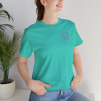 Women's Pink Circle Logo T-Shirt