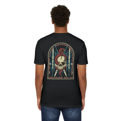 ISAIAH 54:17 Skull & Snake Graphic T‑Shirt