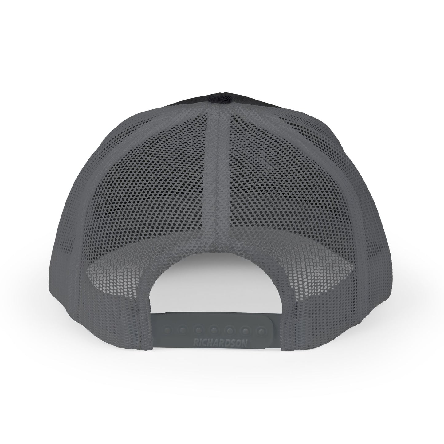 Bible & Barbell Shield & Cross Logo Trucker Cap — Christian Faith Snapback Hat