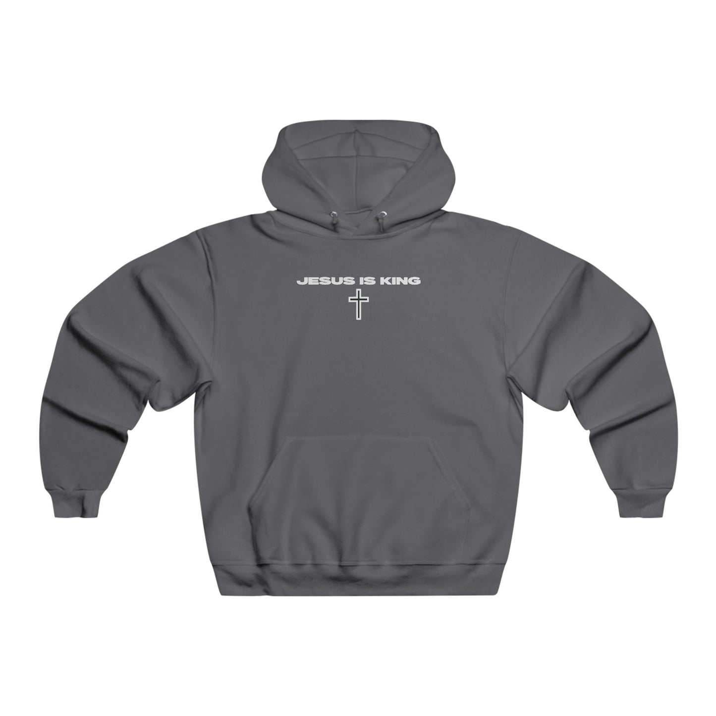 Jesus Is King Cross Hoodie — Christian Faith Pullover