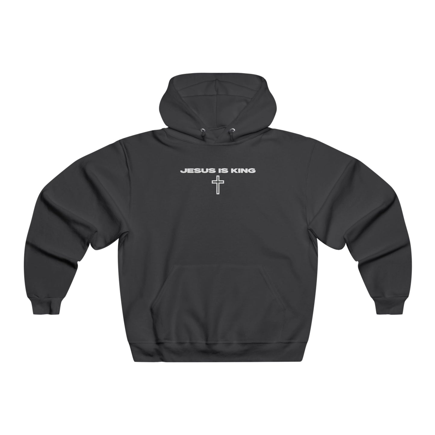 Jesus Is King Cross Hoodie — Christian Faith Pullover