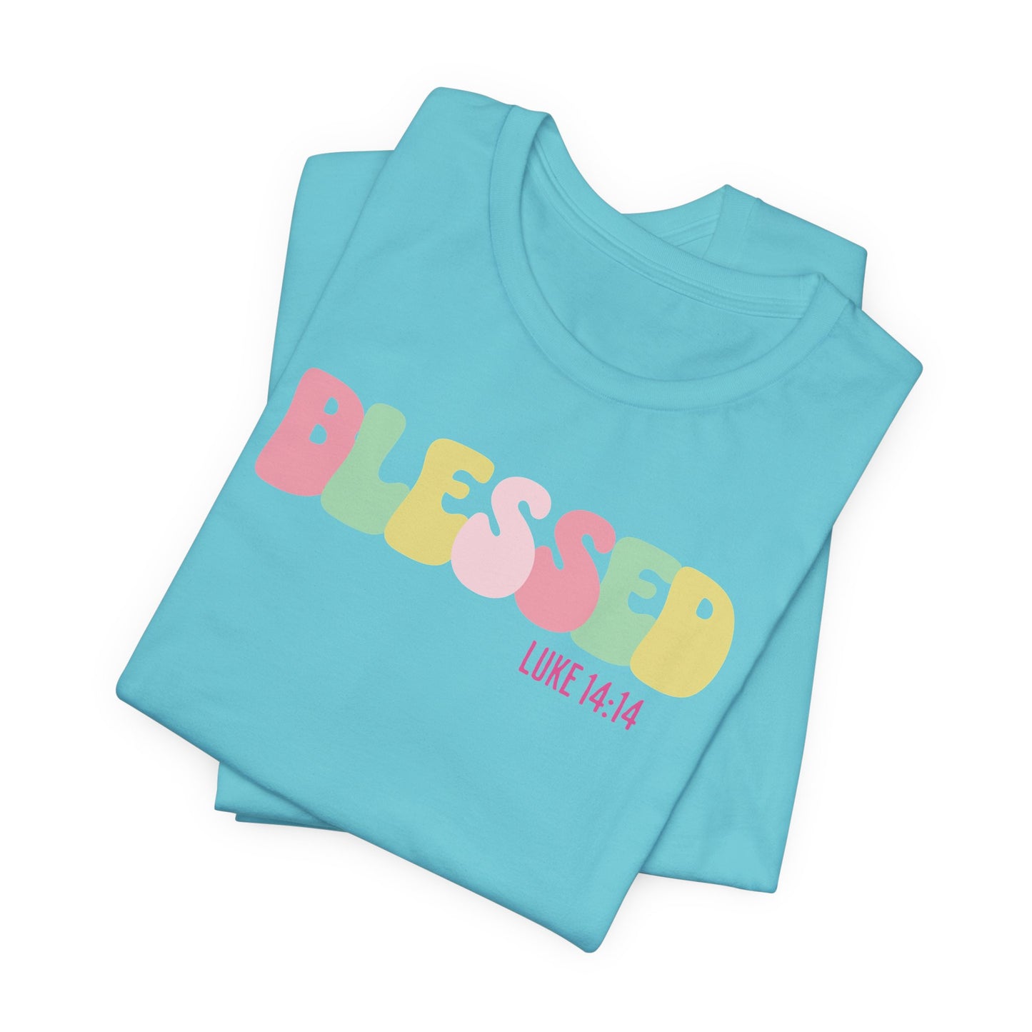 Blessed - Luke 14:14 Unisex Jersey Tee