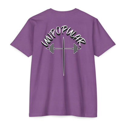 "UNPOPULAR" Unisex Fitness T-Shirt: Empower Your Workout, Gym Apparel, Casual Wear, Training Gear, Gift for Fitness Enthusiasts.