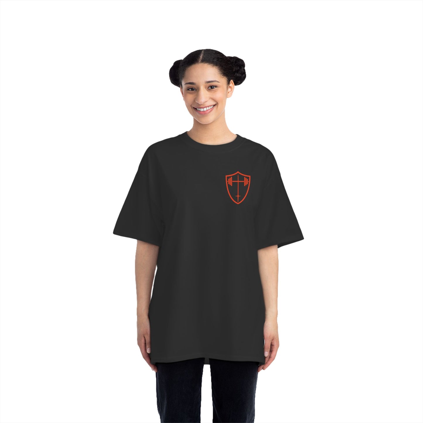 Unshakeable Psalm 27:1 Lighthouse T-Shirt — Christian Faith Graphic Tee