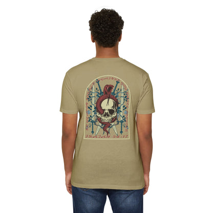 ISAIAH 54:17 Skull & Snake Graphic T‑Shirt