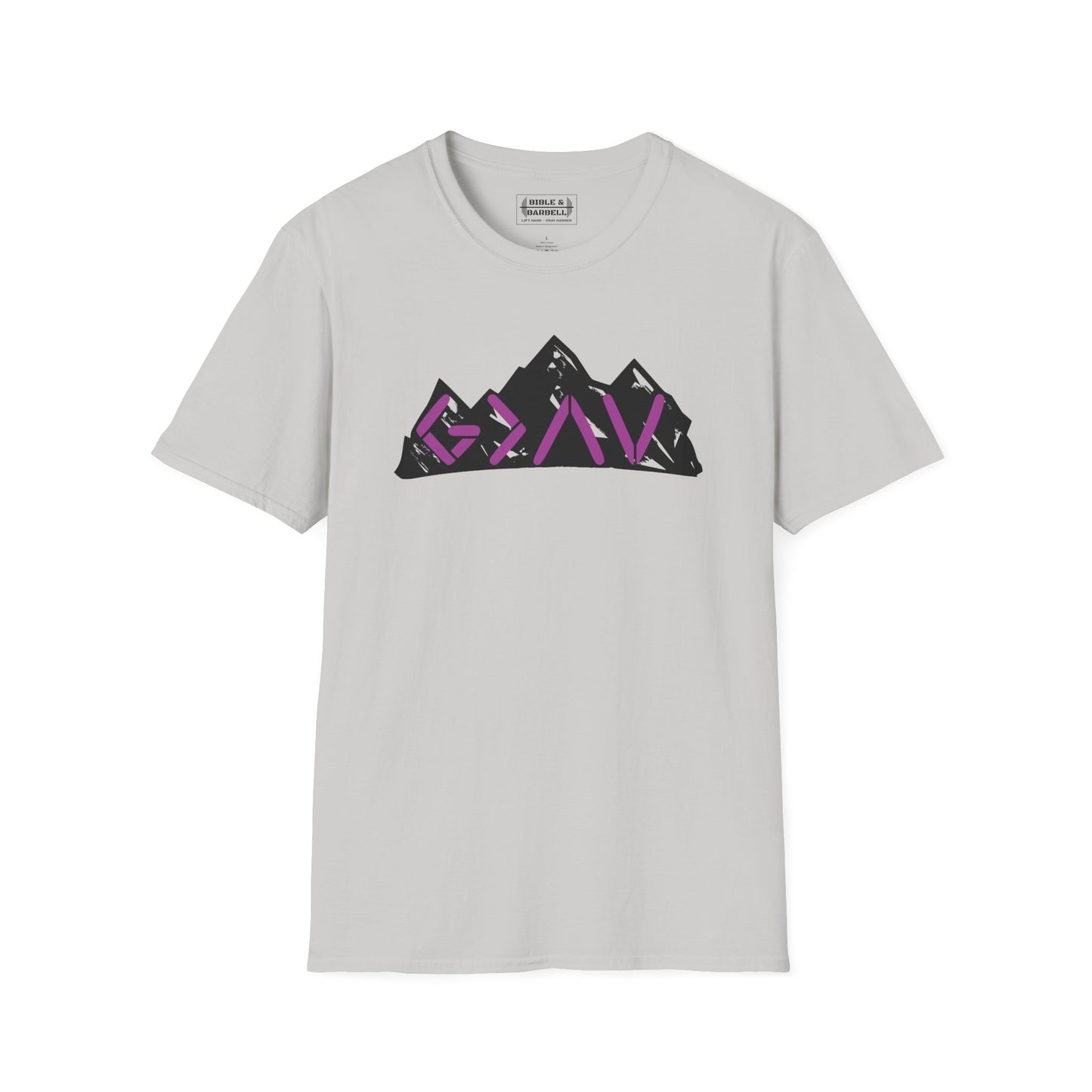 God Is Greater Mountain Vibes Unisex Softstyle T-Shirt