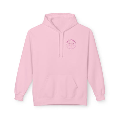 Bible & Barbell Pink Logo Hoodie
