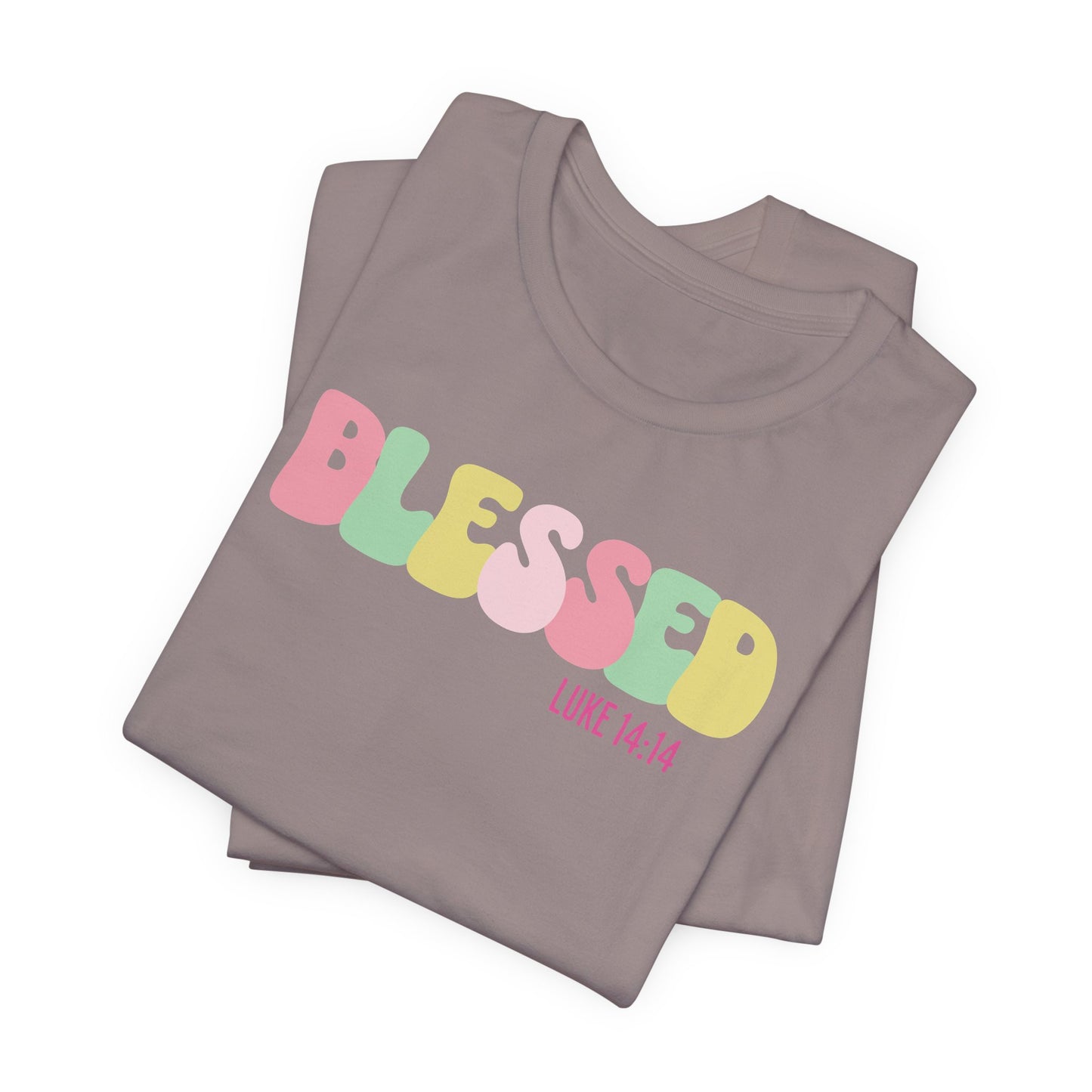 Blessed - Luke 14:14 Unisex Jersey Tee