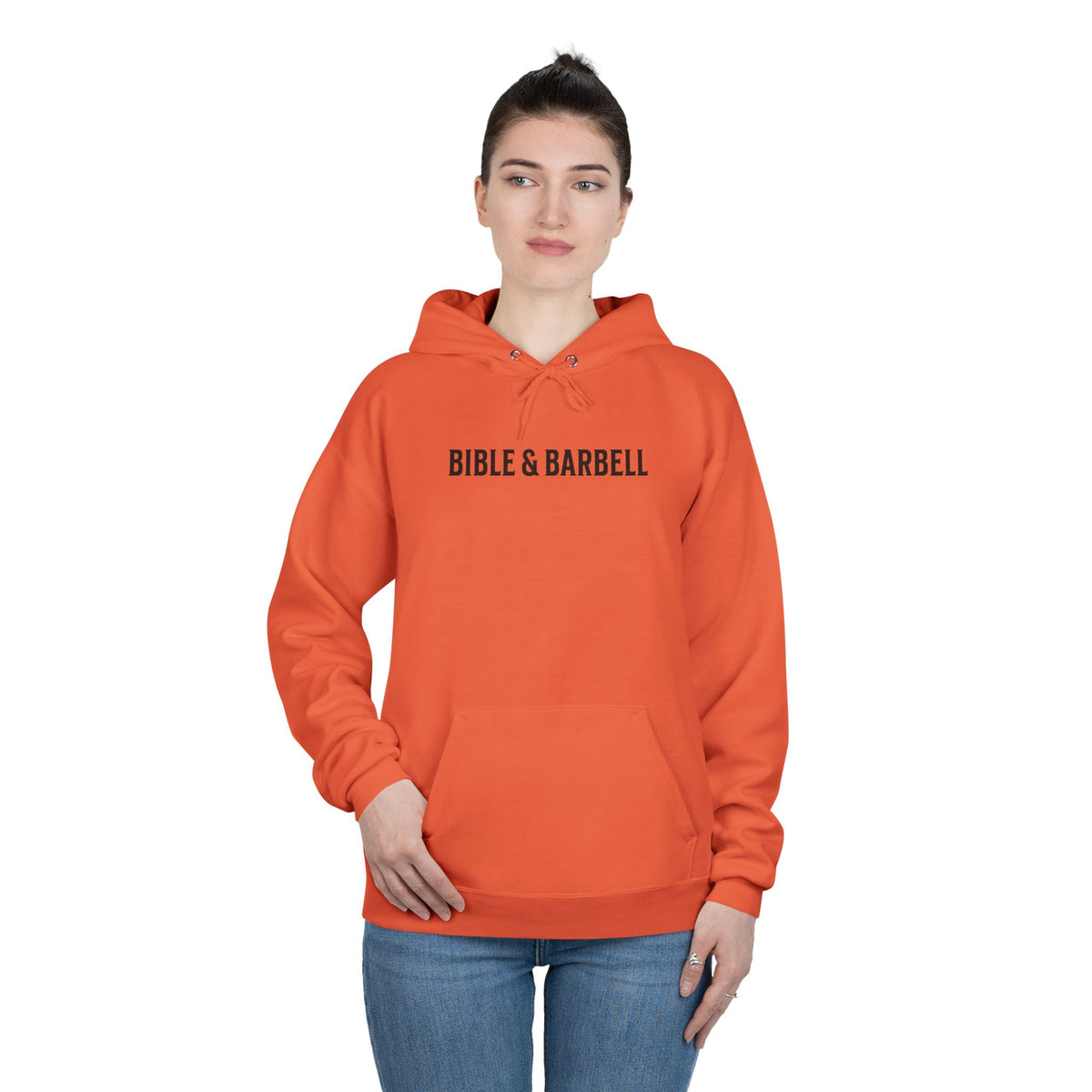 Lift Hard Pray Harder Hoodie — Bible & Barbell Faith Workout Pullover