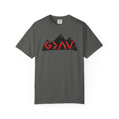 God Is Greater Than The Highs and Lows Mountain Graphic Unisex T-Shirt