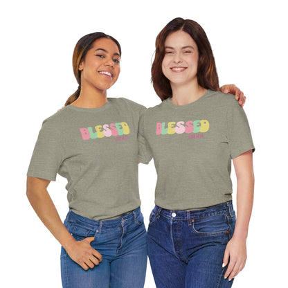 Blessed - Luke 14:14 Unisex Jersey Tee