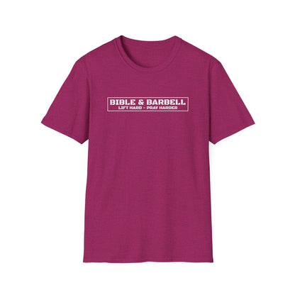 Bible & Barbell Logo Unisex Softstyle T-Shirt