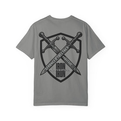 Iron Sharpens Iron Proverbs 27:17 T-Shirt