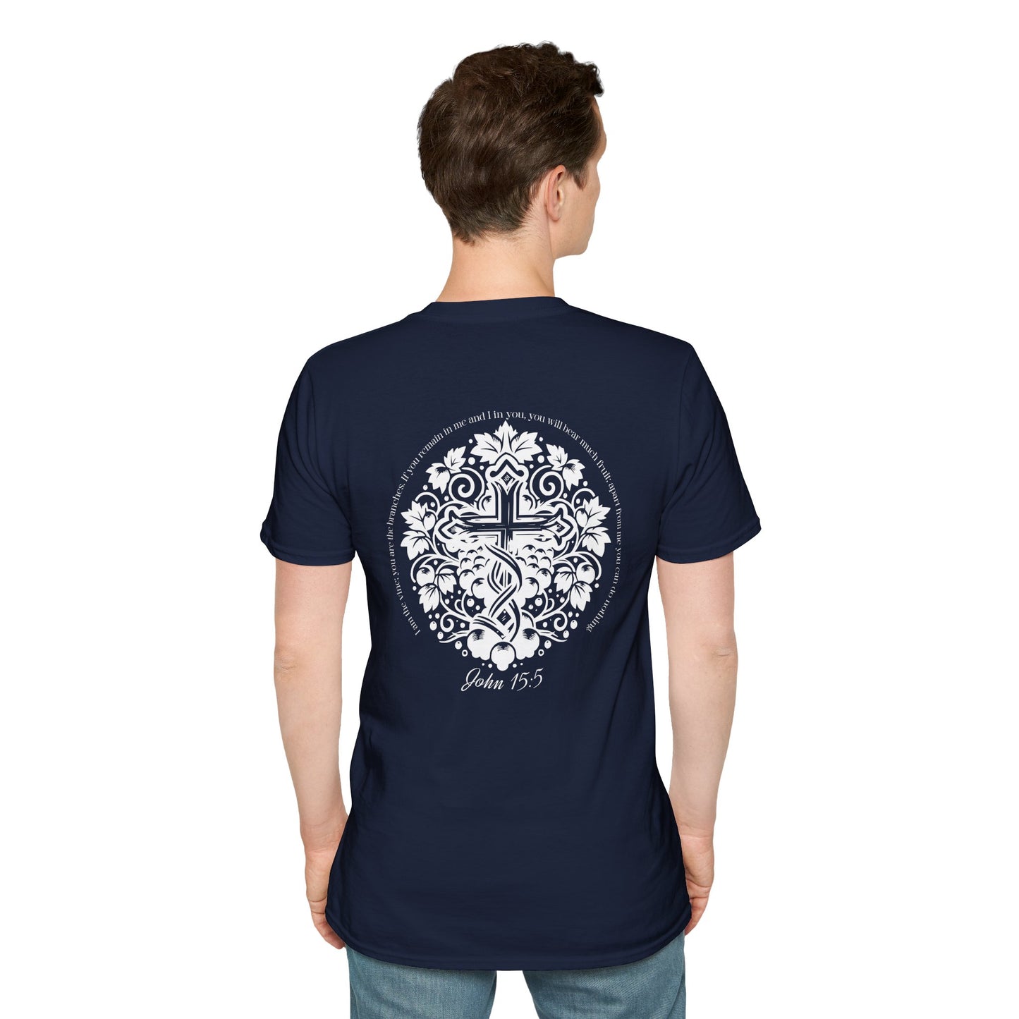 Bible & Barbell - John 15:5 T-Shirt