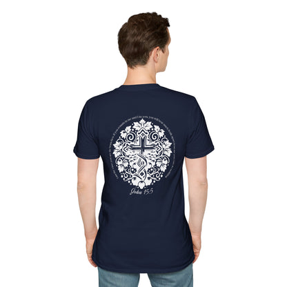 Bible & Barbell - John 15:5 T-Shirt