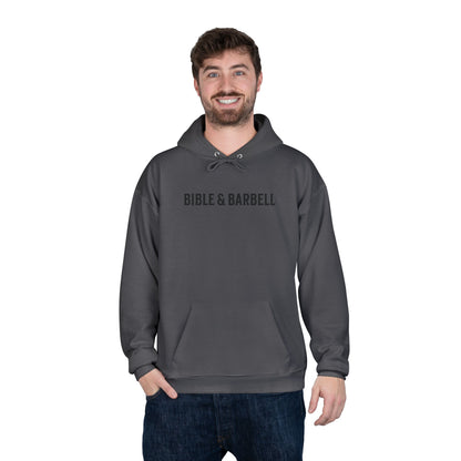Lift Hard Pray Harder Hoodie — Bible & Barbell Faith Workout Pullover