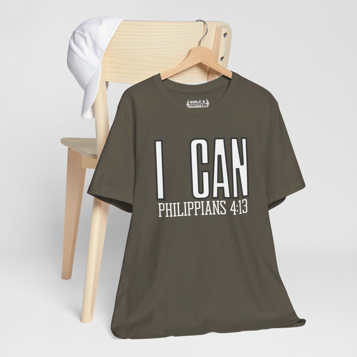 I Can - Philippians 4:13 Unisex Short Sleeve Tee