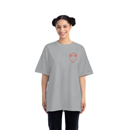 Unshakeable Psalm 27:1 Lighthouse T-Shirt — Christian Faith Graphic Tee