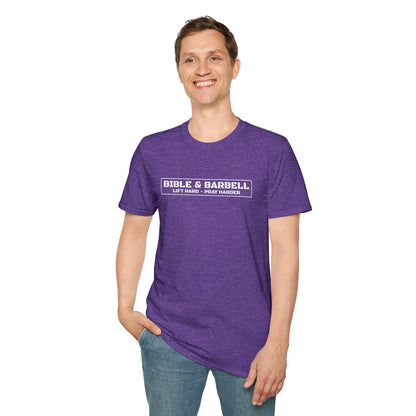 Bible & Barbell Logo Unisex Softstyle T-Shirt