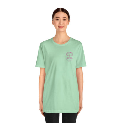 Women's Pink Circle Logo T-Shirt