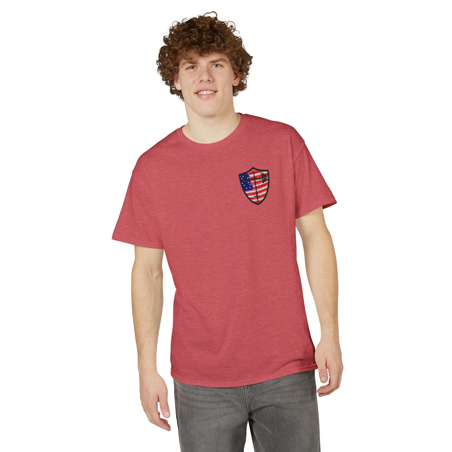 Bible & Barbell Patriotic Logo T-Shirt