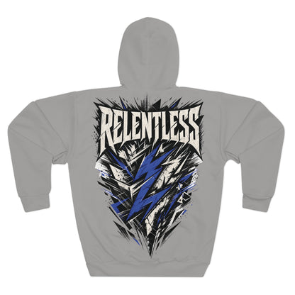 Relentless Lightning Graphic Hoodie — Bold Electric Back Print