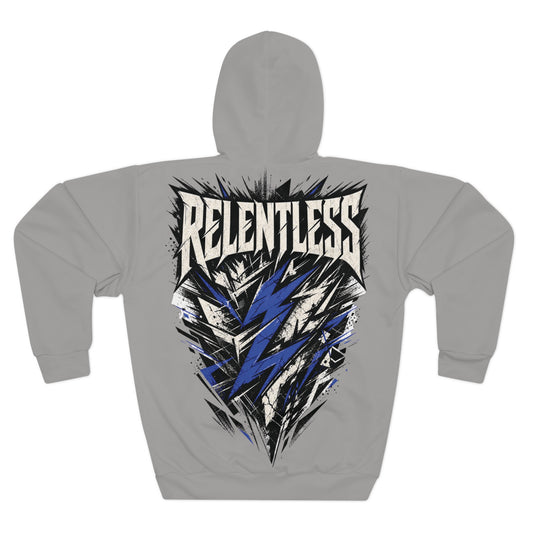 Relentless Lightning Graphic Hoodie — Bold Electric Back Print