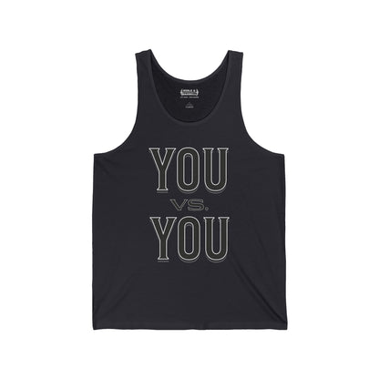 You vs. You Tank Top — Motivational Gym Tank for Self-Improvement