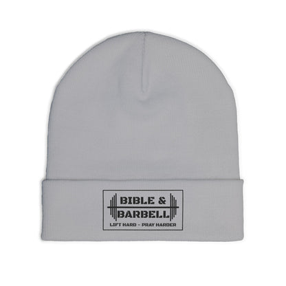 Bible & Barbell Knit Beanie