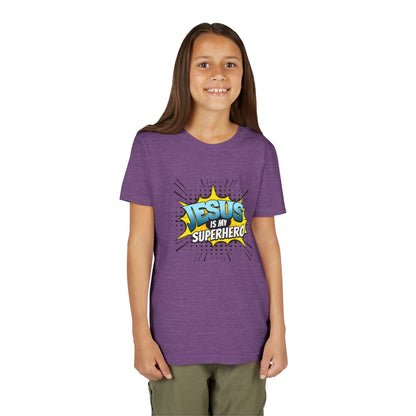 Jesus Is My Superhero Youth Tee
