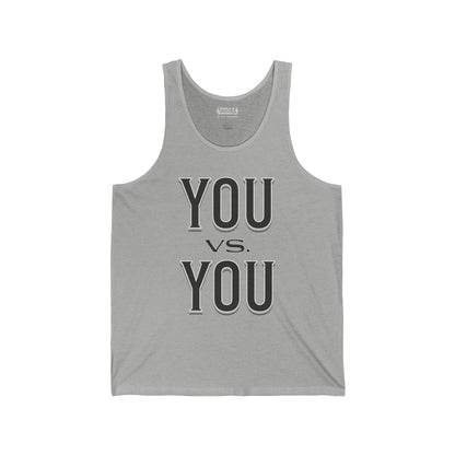 You vs. You Tank Top — Motivational Gym Tank for Self-Improvement
