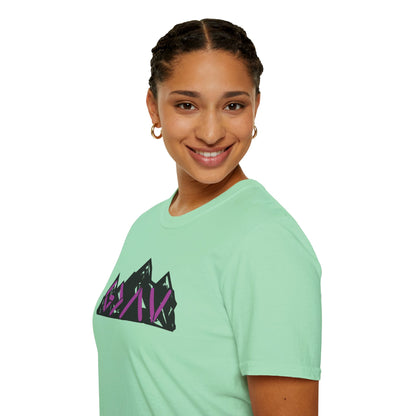 God Is Greater Mountain Vibes Unisex Softstyle T-Shirt