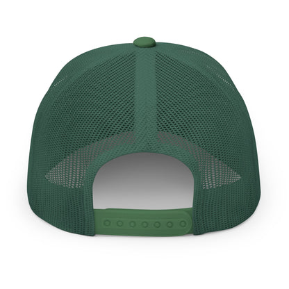 Bible & Barbell Patch Logo Trucker Cap — Embroidered Logo Patch Snapback