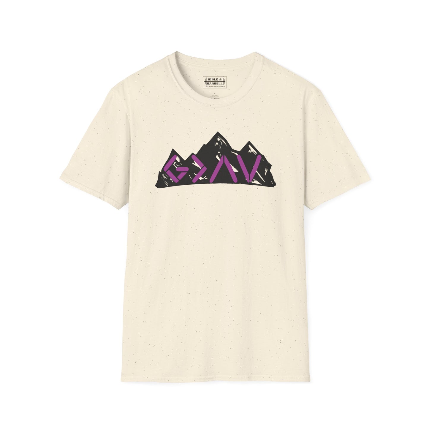 God Is Greater Mountain Vibes Unisex Softstyle T-Shirt