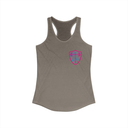 Yes, I lift like a girl - try to keep up - Women's Ideal Racerback Tank