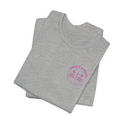 Women's Pink Circle Logo T-Shirt