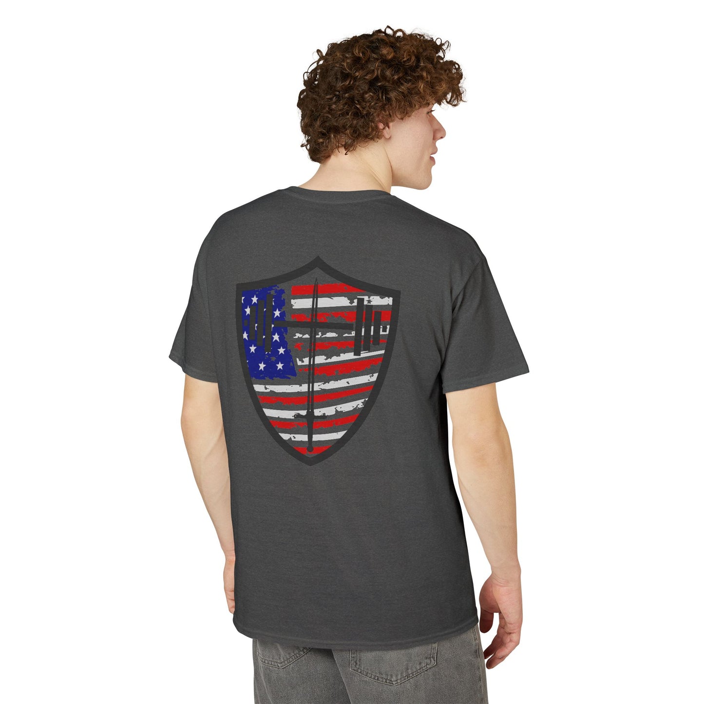 Bible & Barbell Patriotic Logo T-Shirt