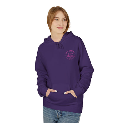 Bible & Barbell Pink Logo Hoodie