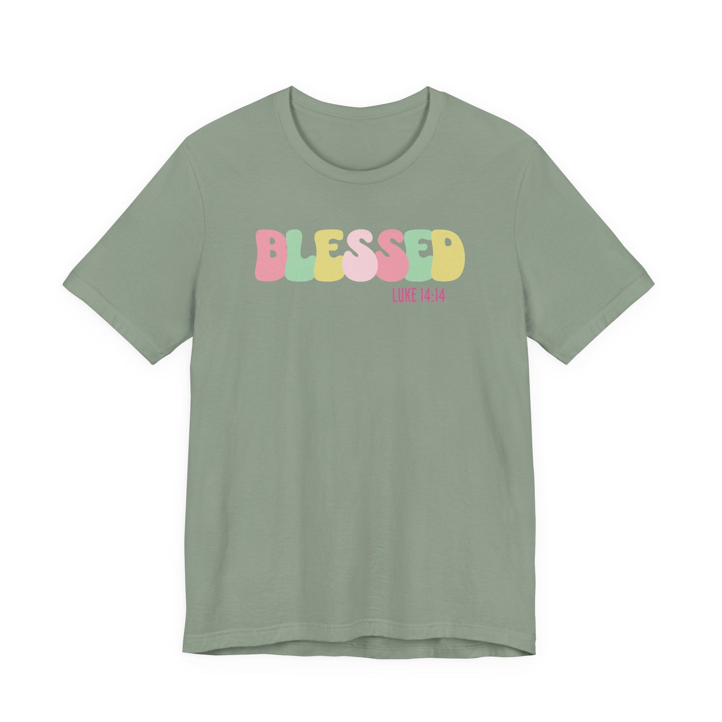 Blessed - Luke 14:14 Unisex Jersey Tee