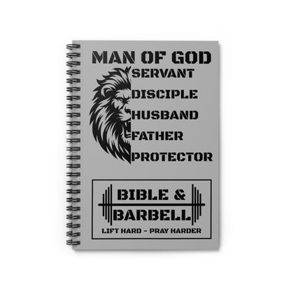 Man of God Spiral Notebook