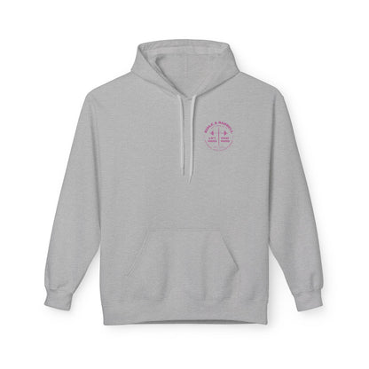 Bible & Barbell Pink Logo Hoodie