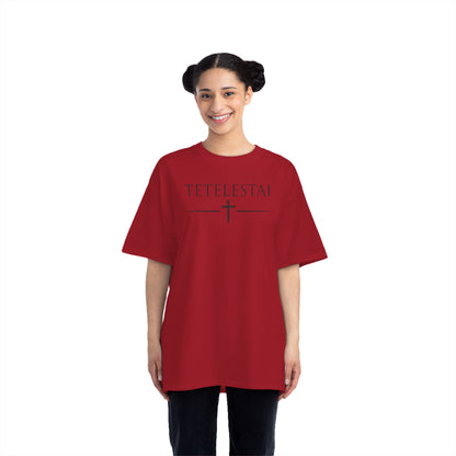 TETELESTAI - "It Is Finished" - Cross Minimalist Christian Tee
