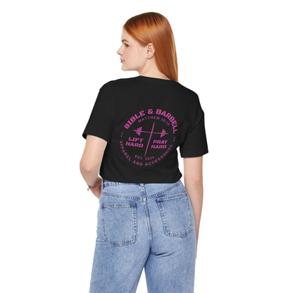 Women's Pink Circle Logo T-Shirt