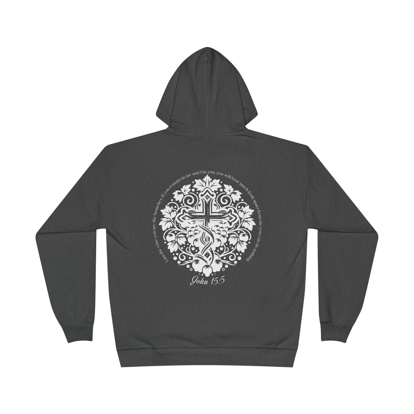 Bible & Barbell - John 15:5 Hoodie