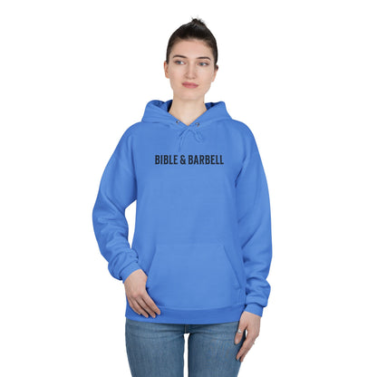 Lift Hard Pray Harder Hoodie — Bible & Barbell Faith Workout Pullover