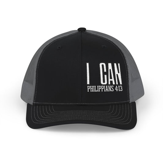 I Can - Philippians 4:13 - Snapback Trucker Cap