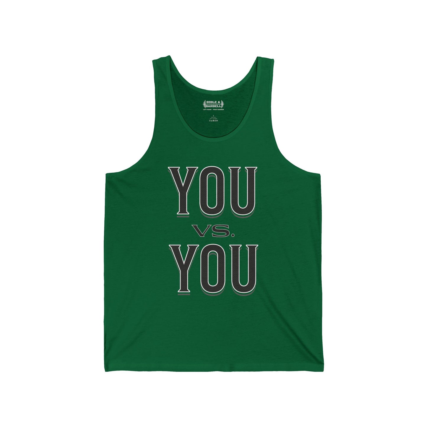 You vs. You Tank Top — Motivational Gym Tank for Self-Improvement
